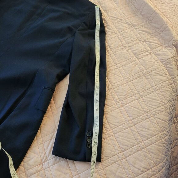 Vintage John Wanamaker Blue Wool 2pc Suit - 38R - Picture 8 of 13